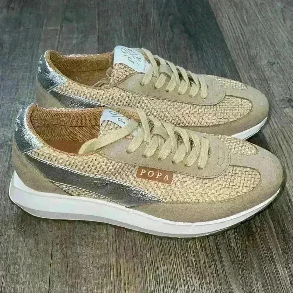 Popa Wholesale Tai Habana Beige sneakers size 36/US 6 - Picture 6 of 15